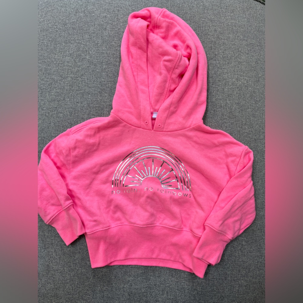 NWOT girls gap hoodie sweatshirt hot pink size XS